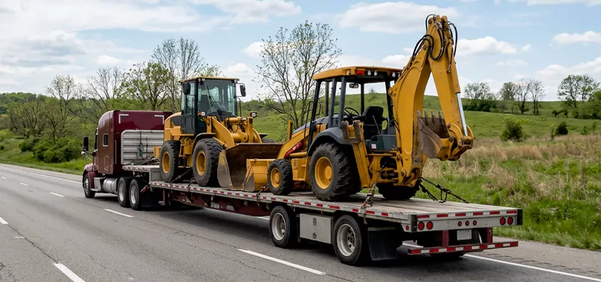 Loader and Backhoe Tractors Transport New Jersey